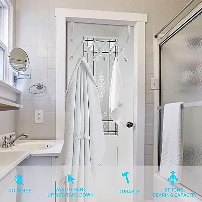 Over-Door Space Saver Alloy Steel Hooks