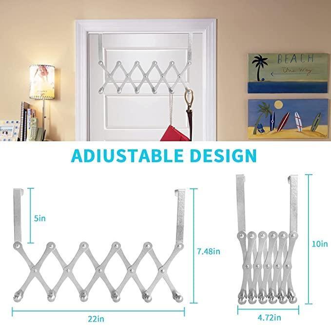 Over-Door Space Saver Alloy Steel Hooks